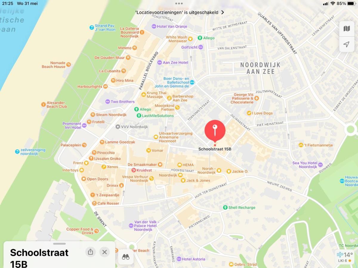 Appartement-Gratis Parkeren -Bij Strand En In Het Centrum Noordwijk Kültér fotó